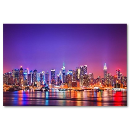 Αφίσα (Νέα Υόρκη, αξιοθέατα, θέα, πόλη, αρχιτεκτονική, κτίρια, Νέα Υόρκη, φώτα)